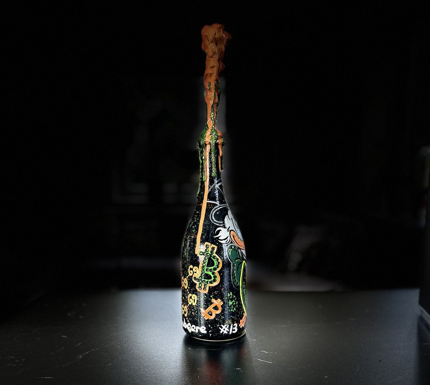 Bitcoin Bottle - "Dagobert Rich"
