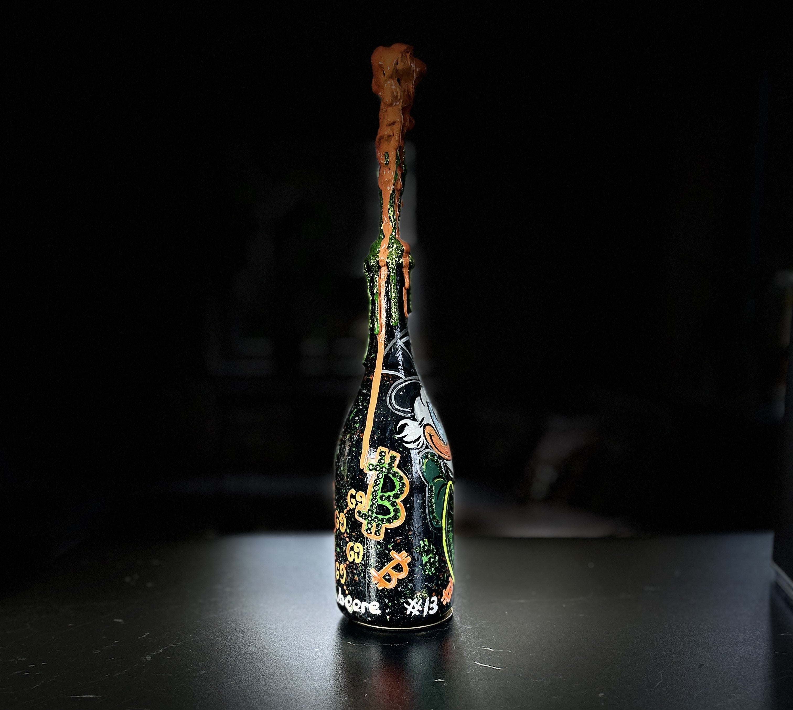 Bitcoin Bottle - "Dagobert Rich"