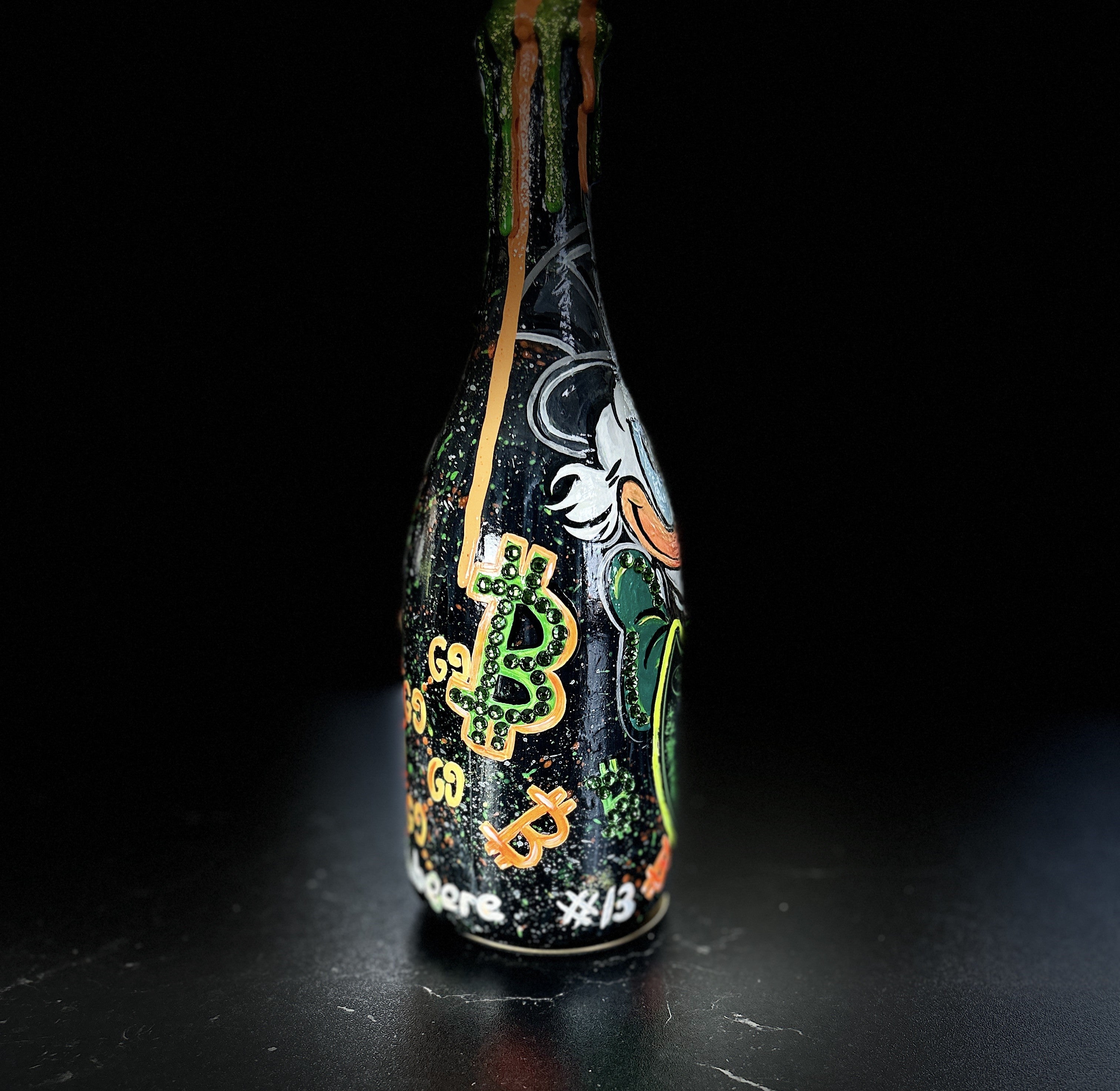 Bitcoin Bottle - "Dagobert Rich"