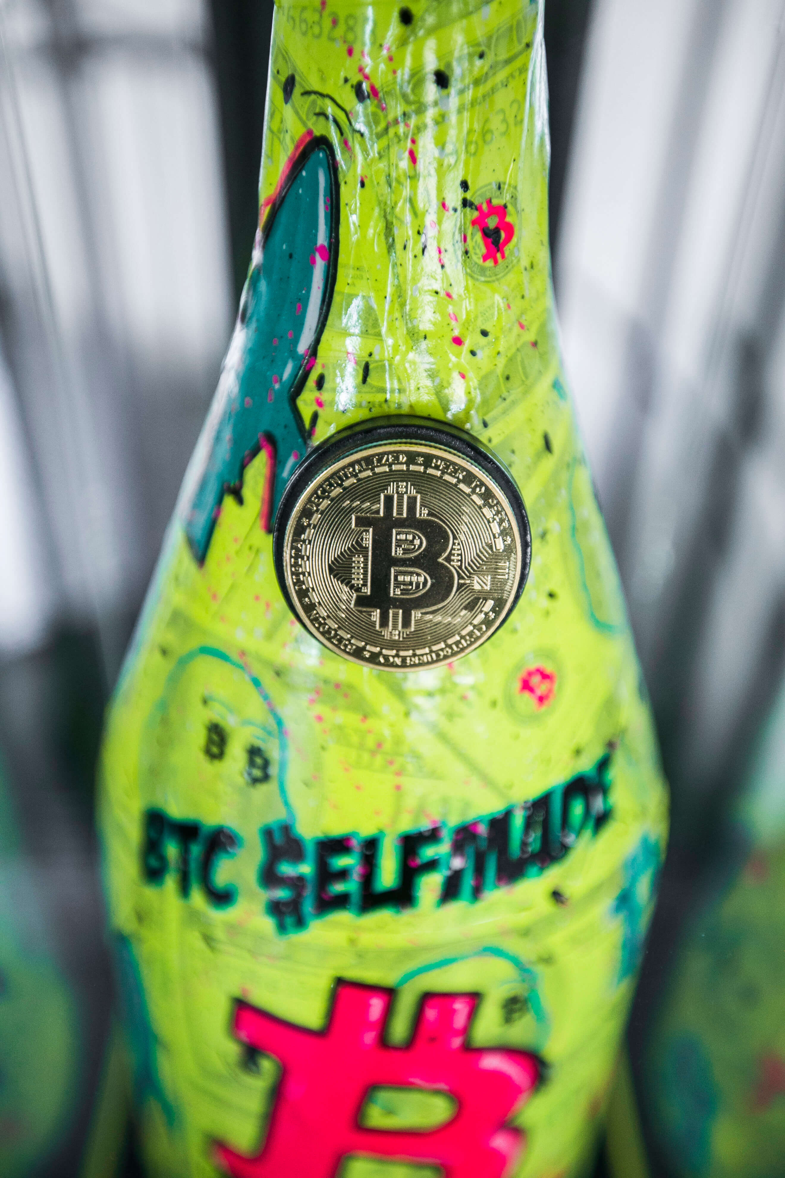 XXL Bitcoin Bottle &quot;Selfmade&quot;