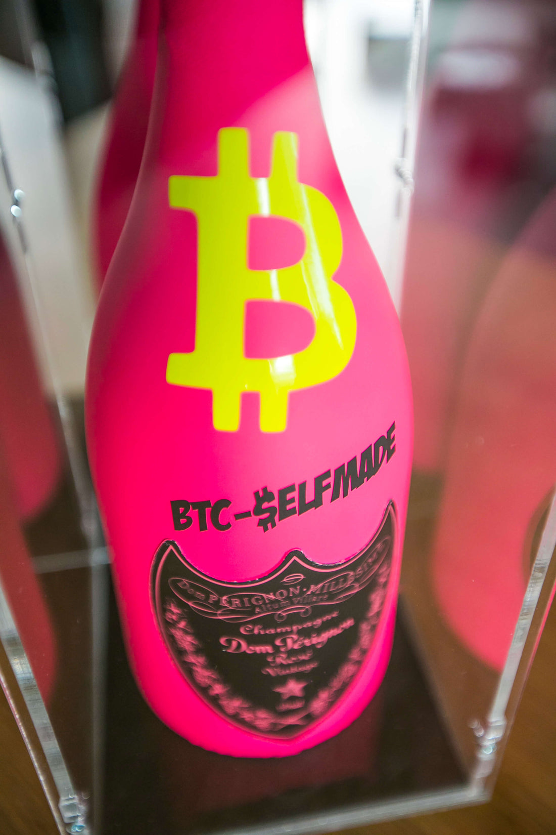 Bitcoin Bottle &quot;B T C-Selfmade&quot;