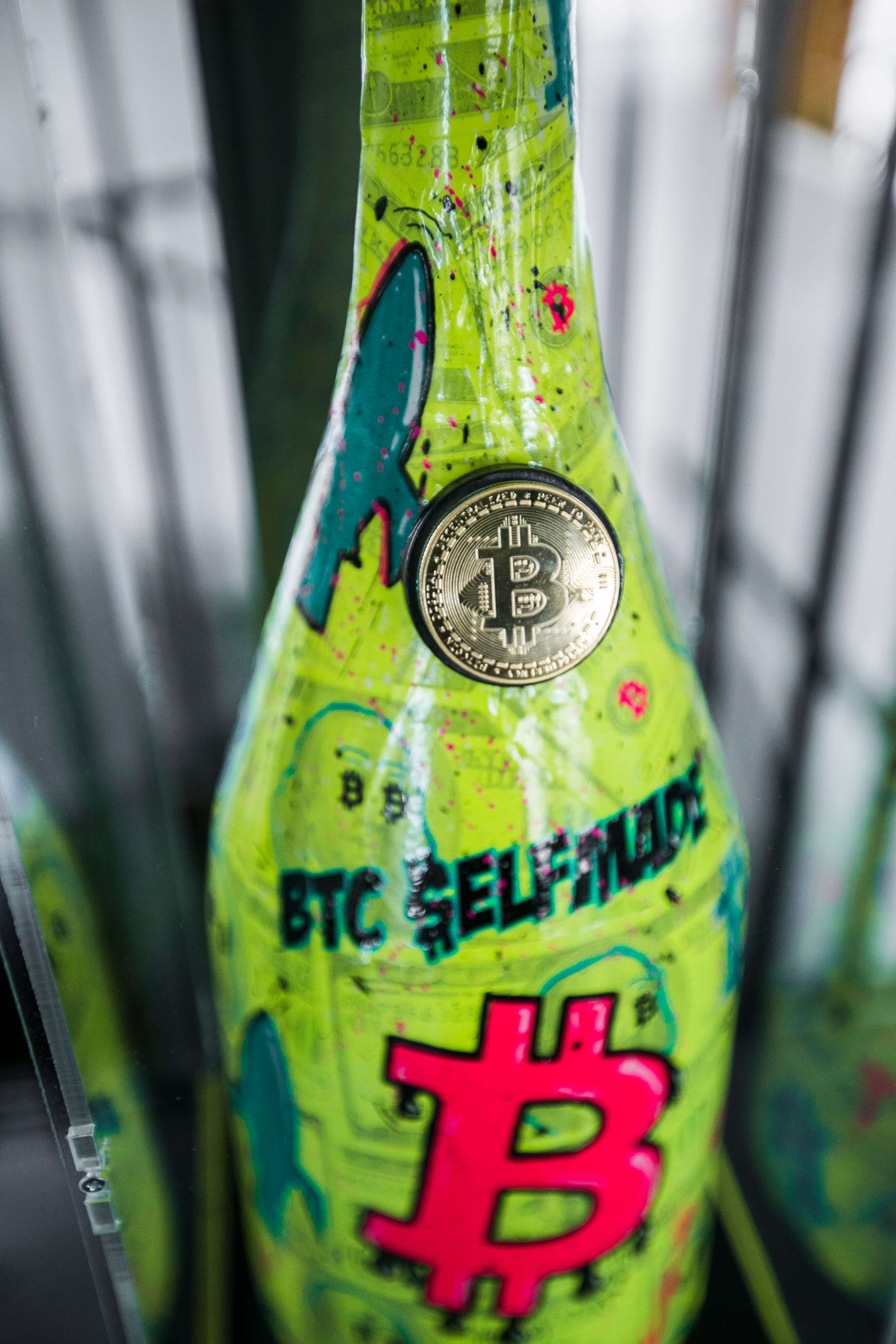 XXL Bitcoin-Bottle &quot;Selfmade&quot;