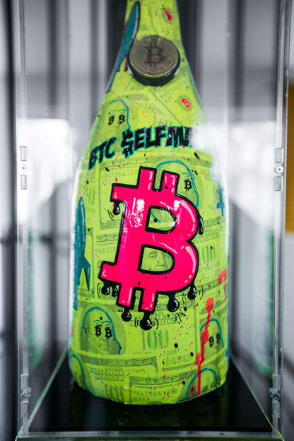 XXL Bitcoin Bottle &quot;Selfmade&quot;